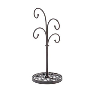 New Style Iron Metal Mug Holder Stand With Curved Hooks For Kitchen Countertop Dining Table Mugs <b>Storage</b> Stand On Sale - Product Image 2