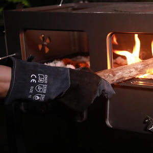 Guantes de Soldadura de Cuero Genuino con Aislamiento Térmico, Puño Largo, Personalizables, Antideslizantes, Duraderos y de Protección - Product Image 5