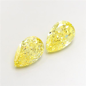 Magnífico Diamante Amarillo Intenso Cultivado en Laboratorio, Brillante, Tipo 2A, Certificado, Gema Exquisita para Joyería, Piedra Suelta - Product Image 3