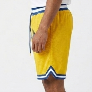 Nouveaux shorts de course pour hommes en coton mélangé écologique avec logo personnalisé imprimé, taille adulte, fabriqués au Pakistan - Product Image 6