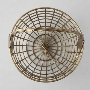 Panier à fruits en fil métallique sur mesure, très vendu, avec poignée, élégant bol de rangement pour fruits - Product Image 3