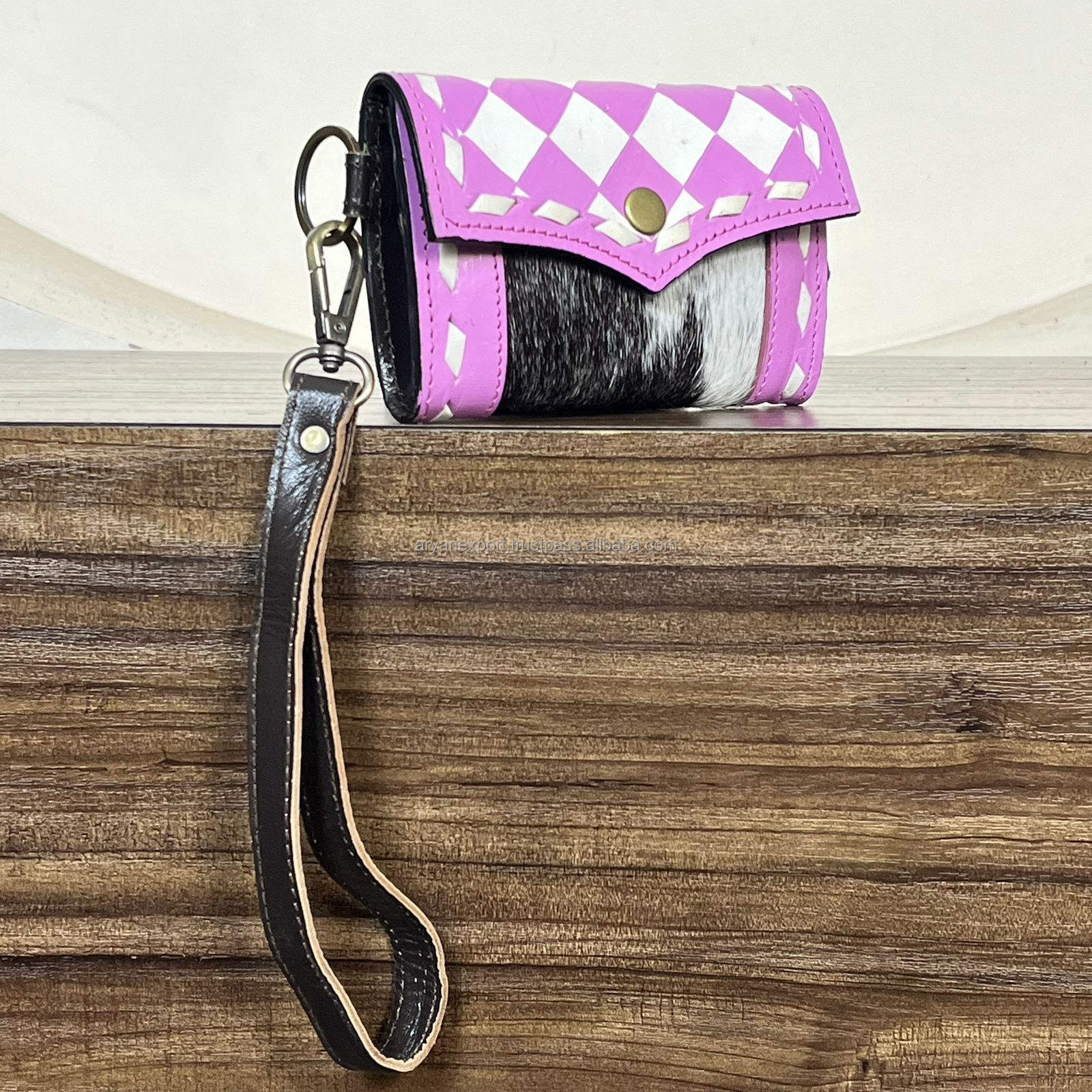 Purple & White Checkered