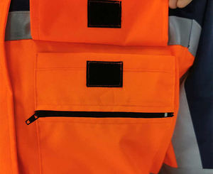 Overol de Seguridad Industrial de la Mejor Calidad, Uniforme de Trabajo Cómodo, Suministro de Fábrica, 100% Algodón, OEM, Naranja, Overol de Seguridad Primera Calidad - Product Image 4