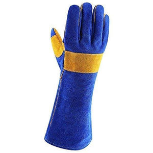 Premium Quality Best Price Custom Design Leather Working Gloves / Comfortable and Breathable Leather Glove - Product Image 3