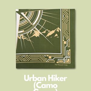 Wholesale Premium 22 Inch Urban Hiker Camo 100% Cotton Fabric <b>Square</b> <b>Scarf</b> Handkerchiefs Digital Print Ethnic Bandanas Four - Product Image 2