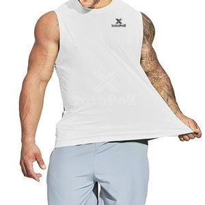 Débardeur Homme Décontracté de Qualité Supérieure 100% Coton Tricoté Respirant Séchage Rapide Coupe Ample Col Rond 120g Personnalisable pour Gym et Fitness - Product Image 4