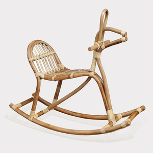Caballito balancín de ratán para niños, balancín de animales para niños pequeños, precio competitivo, juguetes para niños - Product Image 1