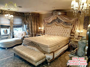 Muebles de dormitorio estilo victoriano, juego de cama King y Maharaja, disponible en 5 unidades - Product Image 3