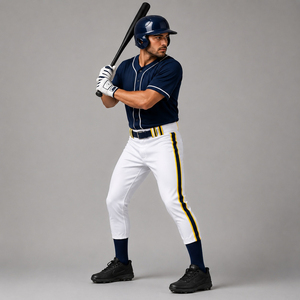 Pantalones de béisbol 100% de alta calidad para hombre, diseño único de primera calidad, disponibles en todas las tallas, servicio OEM. - Product Image 6