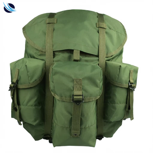 Sac à dos tactique mini 120L MOLLE en toile avec doublure PVC, imperméable, antivol, à fermeture éclair, avec cadre externe, pour activités de plein air - Product Image 1