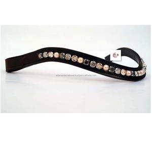 Produits équestres cuir cheval de strass cristal Bling équipement de sourcil chevaux de belle qualité grossiste - Product Image 5