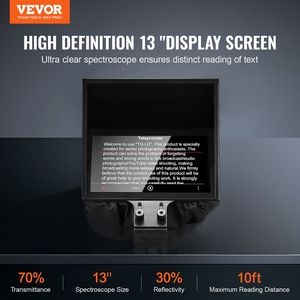 Teleprompter remoto da 13 pollici per Webcam e Smartphone apparecchiature essenziali di Live Streaming - Product Image 2
