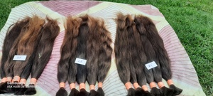 Extensiones de cabello humano negro largo al por mayor, 100% cabello virgen Remy, suaves, lisas y cómodas de usar para cualquier ocasión. - Product Image 2
