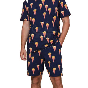 Custom Men Wholesale <b>Running</b> T-Shirt & Shorts Set Contrast Color T-Shirt & Shorts Sets - Product Image 3