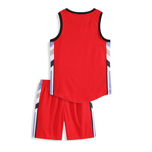 Maillot de basket-ball personnalisé avec logo par sublimation, respirant, à séchage rapide, pour hommes, vente en gros, vêtements de sport, uniforme d'équipe - Product Image 3