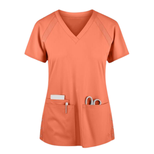 Venta caliente Top Medical Scrubs Uniforme Conjunto Enfermera Hospital Estilo deportivo Jogger Tallas grandes Corto Suave Hombres Mujeres FMF Fabricación - Product Image 2