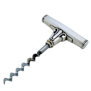 Sacacorchos de Vino de Hierro Forjado a Mano Estilo Medieval Rústico con Mango de Lazo Vintage - Product Image 6