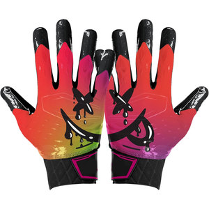 Guantes Profesionales de Fútbol Americano Ligeros con Palma Adhesiva, Guantes de Receptor de Alto Rendimiento con Gran Agarre Antideslizante - Product Image 4