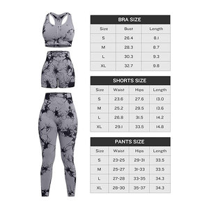 Conjunto de Yoga para Mujer de Primera Calidad, Último Diseño, Transpirable, Hecho a Medida, Logotipo Frontal Sólido, 4 Piezas, Ecológico, Spandex/Nailon - Product Image 4
