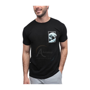 Camiseta Casual para Hombre 2026, Moderna, de Alta Calidad, con Estampado de Técnica de Punzonado, 100% Algodón, Cómoda y Agradable al Tacto - Product Image 6