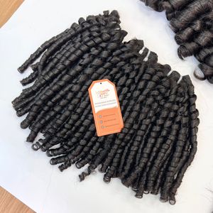 Cheveux bruts vietnamiens Pixie bouclés paquets de cheveux humains prix de gros SDD DD SG paquet de cheveux fermeture assortie faire des perruques - Product Image 5