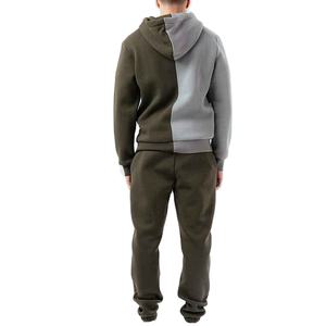 Customised Men Breathable Eco Friendly Lightweight Color Block Rib Cuffs Hoodie <b>Elastic</b> <b>Waistband</b> Jogger Tracksuit - Product Image 2
