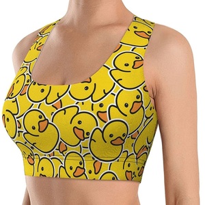 Custom <b>Women's</b> Sports Bra High for Impact Workout Yoga Lightweight Sublimation Sports Bra - Product Image 2