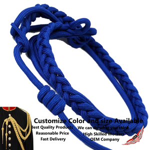 Aiguillette Azul Sedoso con Etiqueta Dorada - Product Image 4