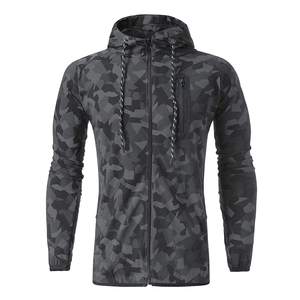 Ensemble de survêtement streetwear d'hiver à prix de gros, veste à capuche avec cordon de serrage et pantalon de jogging, respirant, léger, unisexe, athlétique - Product Image 5