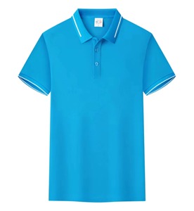 Polo personnalisé pour homme, blanc, manches courtes, 100% coton piqué, tricoté, décontracté, couleur unie, respirant, coupe classique, boutons - Product Image 5