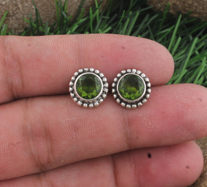 Wholesale 925 Sterling Silver Turquoise Drop <b>Earrings</b> Beaded Granulated <b>Halo</b> Gemstone Luxury Engagement Wedding Handcrafted Fine - Product Image 1