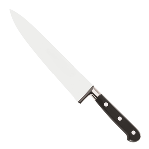 Couteaux de chef professionnels avec manche à triple rivet noir et lame de coupe en acier inoxydable pour la cuisine, la découpe et le hachage - Product Image 3
