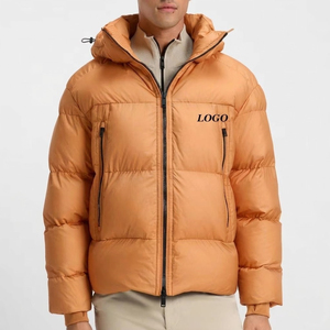 Manteau d'hiver matelassé en polyester noir, léger et chaud, réversible, coupe-vent, écologique, grande taille, personnalisé, vente en gros - Product Image 1