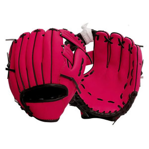 Gant de baseball vert néon en cuir PU résistant aux chocs pour l'entraînement des jeunes et des adultes - Product Image 5
