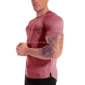 Camiseta para hombre con logotipo personalizado al por mayor 100% algodón/fibra de bambú liso informal sublimación T - Product Image 5