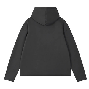 Sweat à capuche personnalisé 100% coton molletonné, streetwear décontracté, pull unisexe homme femme, impression sérigraphique, impression en relief, fournisseur de designs personnalisés - Product Image 2