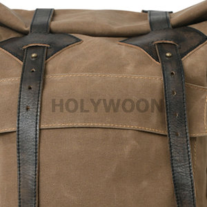 Made In Best Quality <b>Backpack</b> With Leather Straps And Bottom Panel Durable Unisex Casual Outdoor Bag 20-30L Capacity - Product Image 6