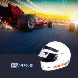 Casco de Carreras Profesional TBRACING HE 02, Integral, FIA 8859 2024, Snell SA2025, ISO 9001, Nuevo, OEM, ODM - Product Image 2