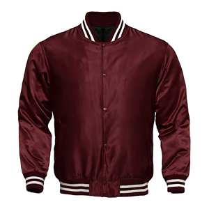 เสื้อแจ็คเก็ตผ้าซาตินสไตล์สตรีทแวร์พร้อมโลโก้สั่งทำ |   เสื้อโค้ชสไตล์วาร์ซิตี้ |   ผู้ชาย ยูนิเซ็กส์ |   ผู้ผลิตแบบ OEM - Product Image 3
