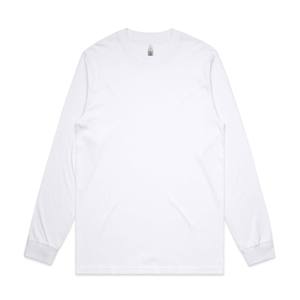 เสื้อยืดแขนยาวผู้ชาย คอกลม ผ้าฝ้ายสีพื้น เรียบง่าย สวมใส่สบาย รับสกรีนโลโก้ ใส่ได้ทุกวัน - Product Image 4