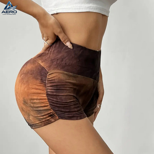 Con la mejor tela suave de calidad superior, crea tus propios shorts ajustados con abertura y fruncido, estilo nuevo de primavera-verano, personalizados. - Product Image 3
