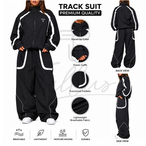 Chándal Deportivo Casual de Invierno para Mujer, Talla Grande, Personalizado al por Mayor, para Entrenamiento Deportivo, Trotar, Correr, Corte Ajustado - Product Image 3