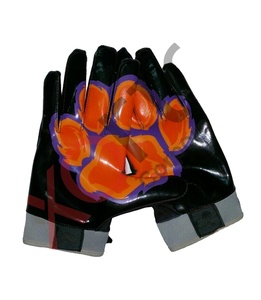 Gants de football américain entièrement personnalisés avec logo, haute qualité, silicone ultra-adhérent, légers, écologiques, professionnels - Product Image 1