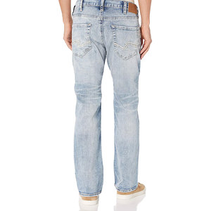 Jean décontracté pour homme de qualité supérieure, coupe classique, tissu respirant et lisse, ceinture confortable, idéal pour les voyages - Product Image 4