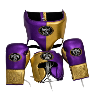 Oem No Boxing No Life - Set de Entrenamiento de Boxeo Profesional de Cuero, Guantes Premium, Protector de Cabeza, Protector Inguinal, Kit para Adultos para Artes Marciales - Product Image 4