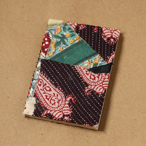 Boho Patch Fabric <b>Notebook</b> Handmade Paper Diary Cloth Cover <b>Mini</b> Journal Writing Memo Notes Sketchbook Travel Gift Item - Product Image 3
