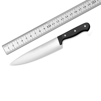 Couteau de Chef UM STEEL en Acier Damas Fait Main, Lame en Acier Inoxydable 440C, Étui en Cuir, Finition Polie Haute Brillance, Manche Ajustable