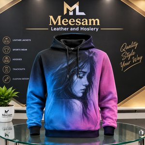 Sudadera con Capucha para Hombre, Estampado de Atardecer para Parejas, Sublimación, Sudadera Informal de Otoño, Poliéster - Product Image 5
