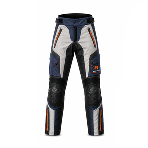 Pantalon de moto pour homme en Cordura, imperméable et respirant, personnalisable, noir, équipement de protection pour la conduite hivernale, vente en gros, meilleures ventes - Product Image 1
