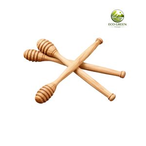 Reusable Wooden Honey Dipper Stick Honey Spoon for Honey Syrup Jam Tea Coffee Sustainable <b>Kitchen</b> <b>Accessories</b> - Product Image 1
